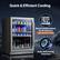 Quick & Efficient Cooling
Reach temperature in 40 minutes
34°F-54°F (1°C~12°C)
Auto Defrosting Function
