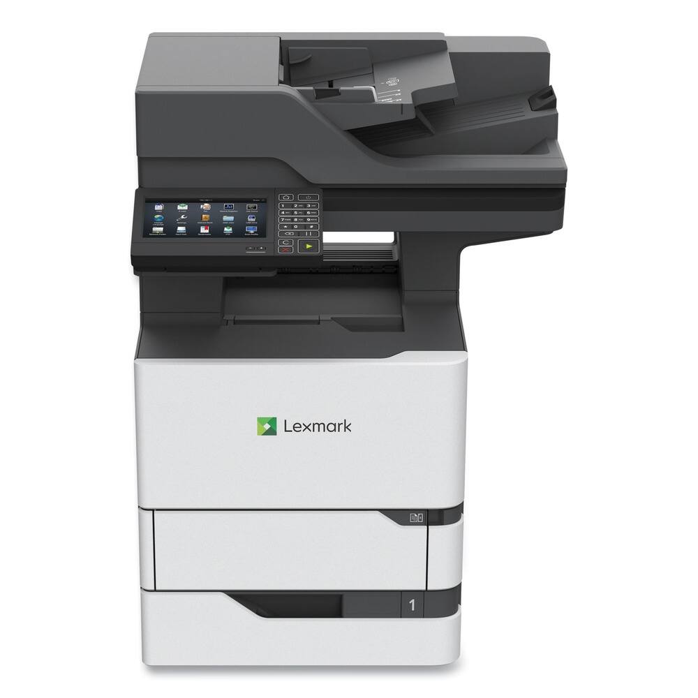 Front. Lexmark - 25B0000 MX721ade Copy/Fax/Print/Scan Multifunction Printer - false.