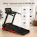 Why Choose the ROBORE P8
Quiet, comfortable, and built for everyday home fitness.
- 2.5HP Brushless Motor
- Low-Noise Operation
- Silicone Shock Damping
- 7-Layer Running Belt
- Smart Handrail Controls
- 300 lbs Capacity
