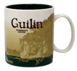 Starbucks - Global Icon Series Guilin Ceramic Mug, 16 Oz - Green