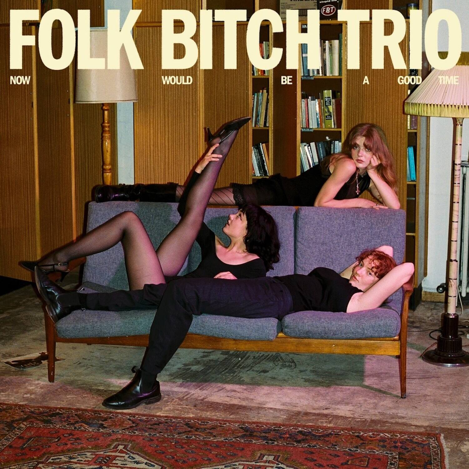Folk Bitch Trio - Now Would Be a Good Time - Blue   - VINYL LP price history on PriceWatchPro
