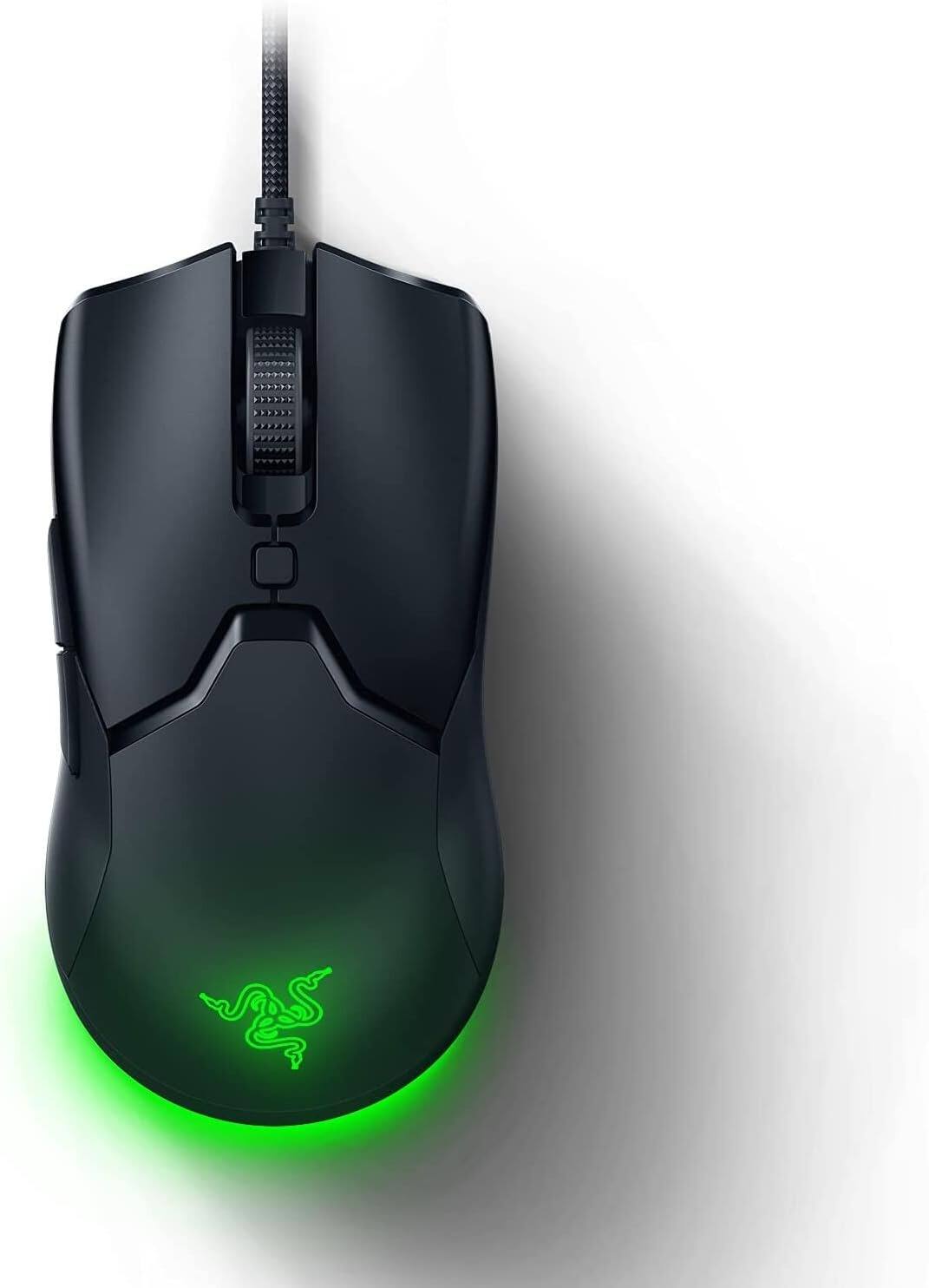 Front. Razer - Viper Mini Lightweight optical Gaming Mouse with chroma RGB Lighting - black.