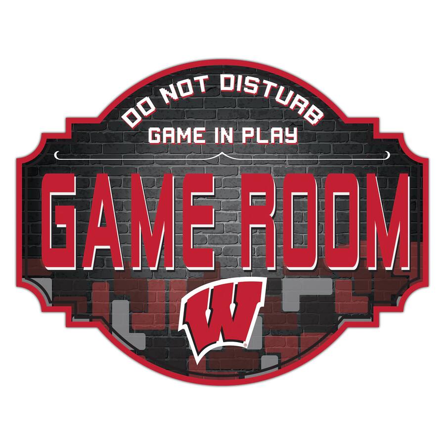 Fan Creations Wisconsin Badgers 12'' Game Room Tavern Sign Multicolor ...