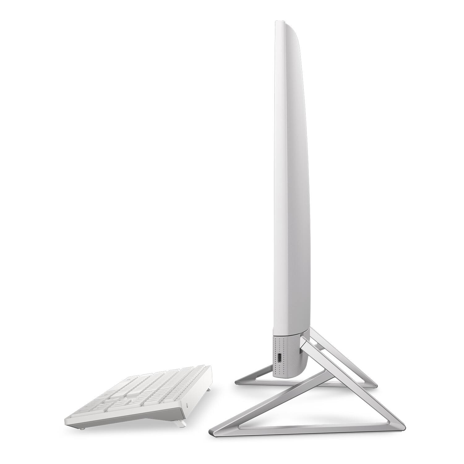 Alt View 7. Dell - Dell All-in-One 23.8 Touchscreen FHD Display (Intel Core 7 150U, 16GB, 512GB SSD, Win 11 Pro) w/USB Hub - White.