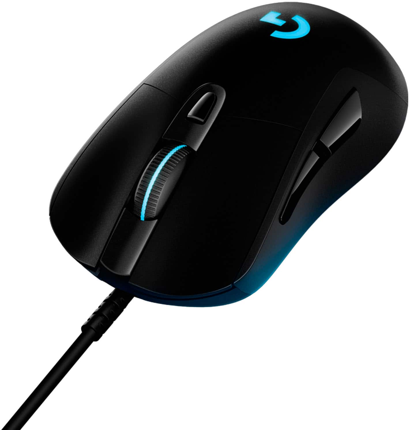 Alt View 12. Logitech - G403 (Hero) Wired Optical Gaming Mouse - Black.