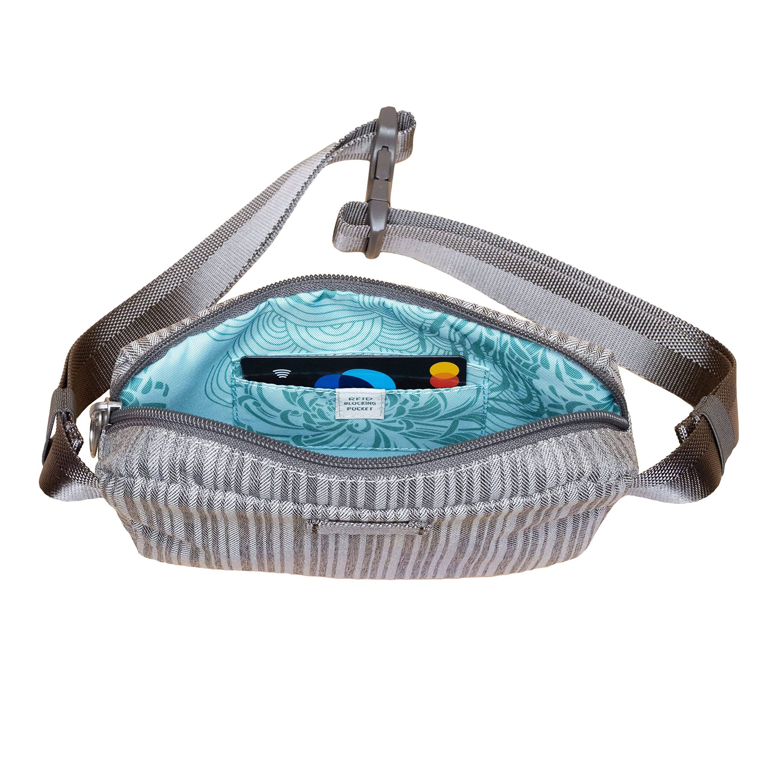 The text on the image is:

"RFID BLOCKING POCKET"