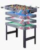 Front. VEVOR - 4-in-1 Combo Game Table Set, 48" Air Hockey Table, Multi Combination Table with Air Hockey, Pool Billiard, Foosball - burlywood.