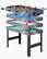 Front. VEVOR - 4-in-1 Combo Game Table Set, 48" Air Hockey Table, Multi Combination Table with Air Hockey, Pool Billiard, Foosball - burlywood.