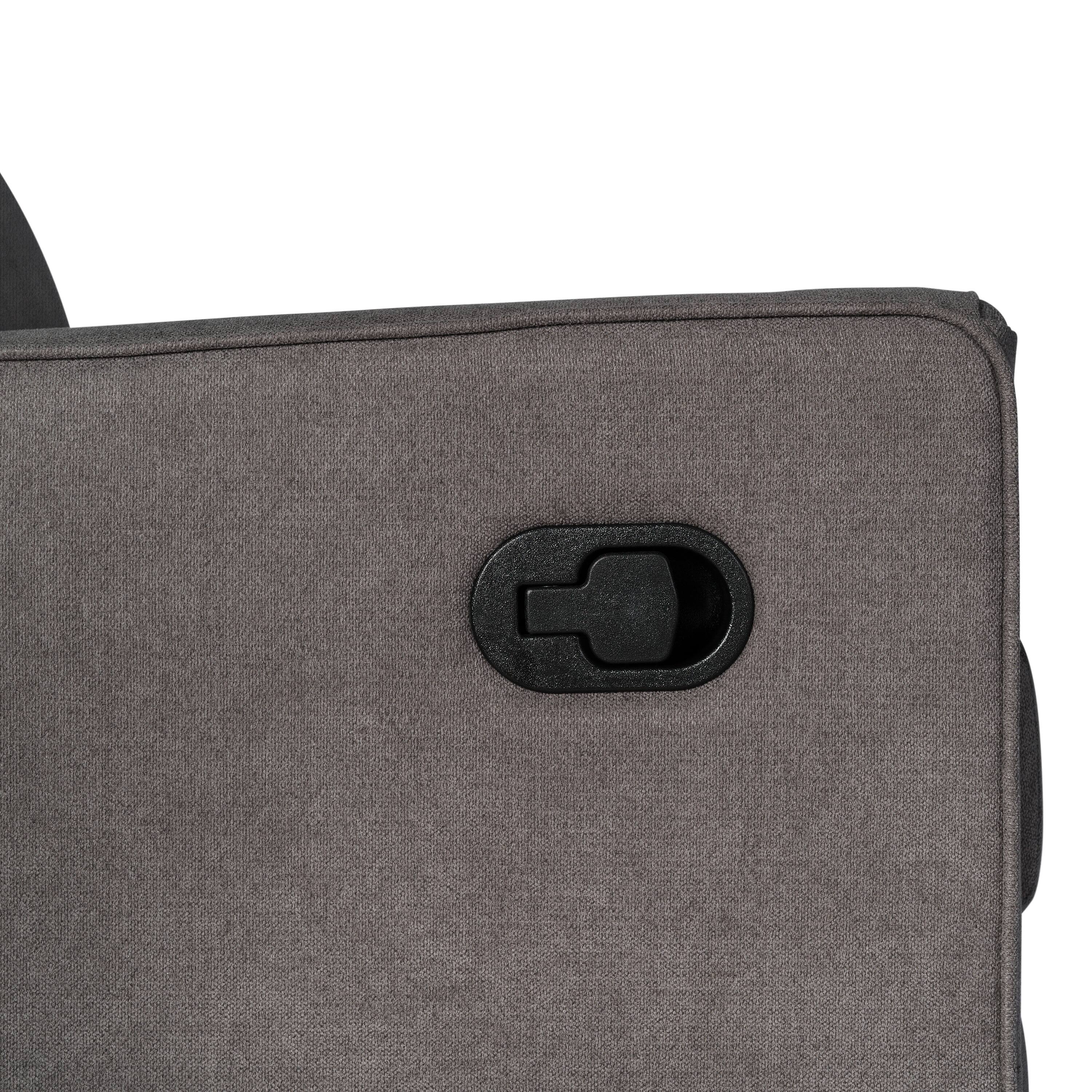 Alt View 10. Emma + Oliver - Mari Manual Glider Rocker Recliner with 360 Degree Swivel Perfect for Living Room, Bedroom, or Nursery - Dark Gray.