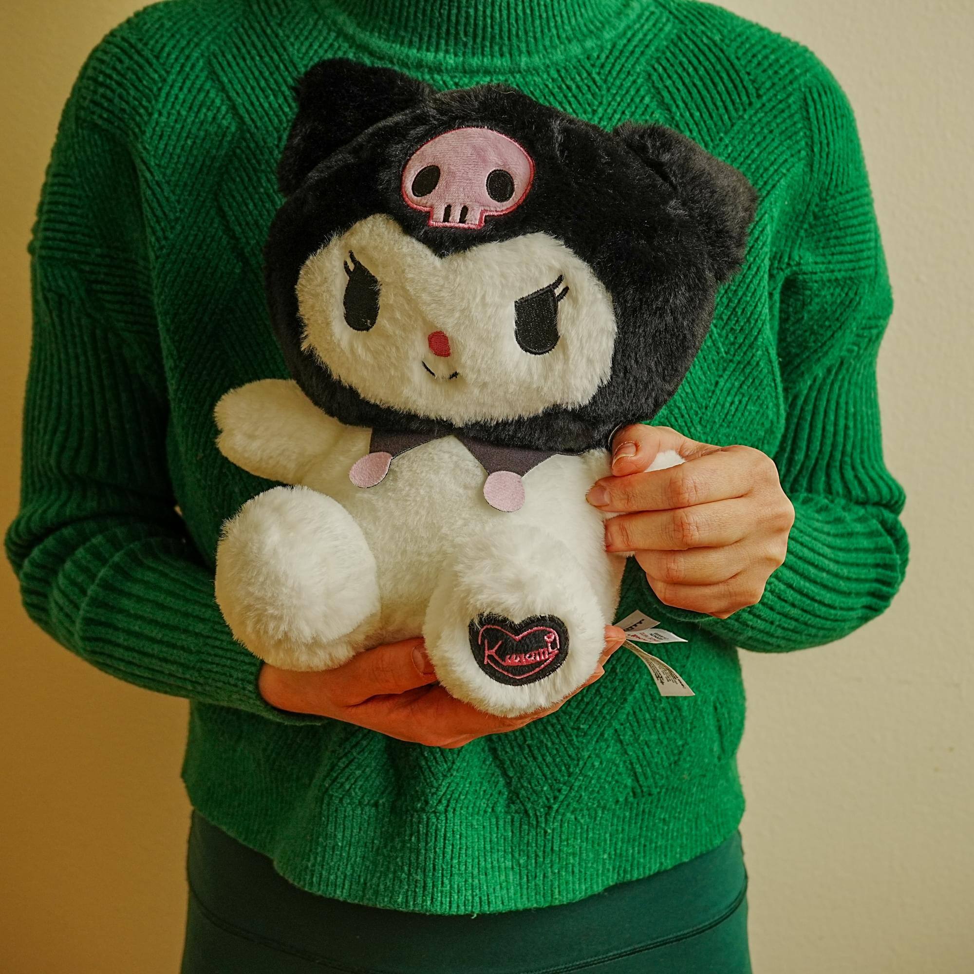 Alt View 3. Hello Kitty - Sanrio Hello Kitty Kuromi 10 Inch Collector Plush - Multi-Colored.