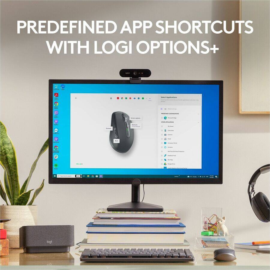 PREDEFINED APP SHORTCUTS WITH LOGI OPTIONS+