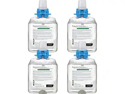 Front. PROVON - Foaming Hand Soap Refill for FMX12 Dispenser, 1250 ml., 4/Carton - Clear.
