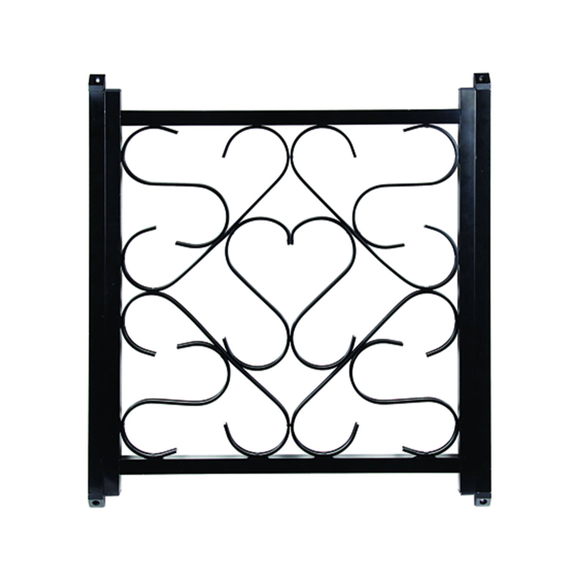 Alt View 5. Camco - Camco RV/Camper Deluxe Screen Door Grille Adjustable Up To 20" to 32", Black - Black.