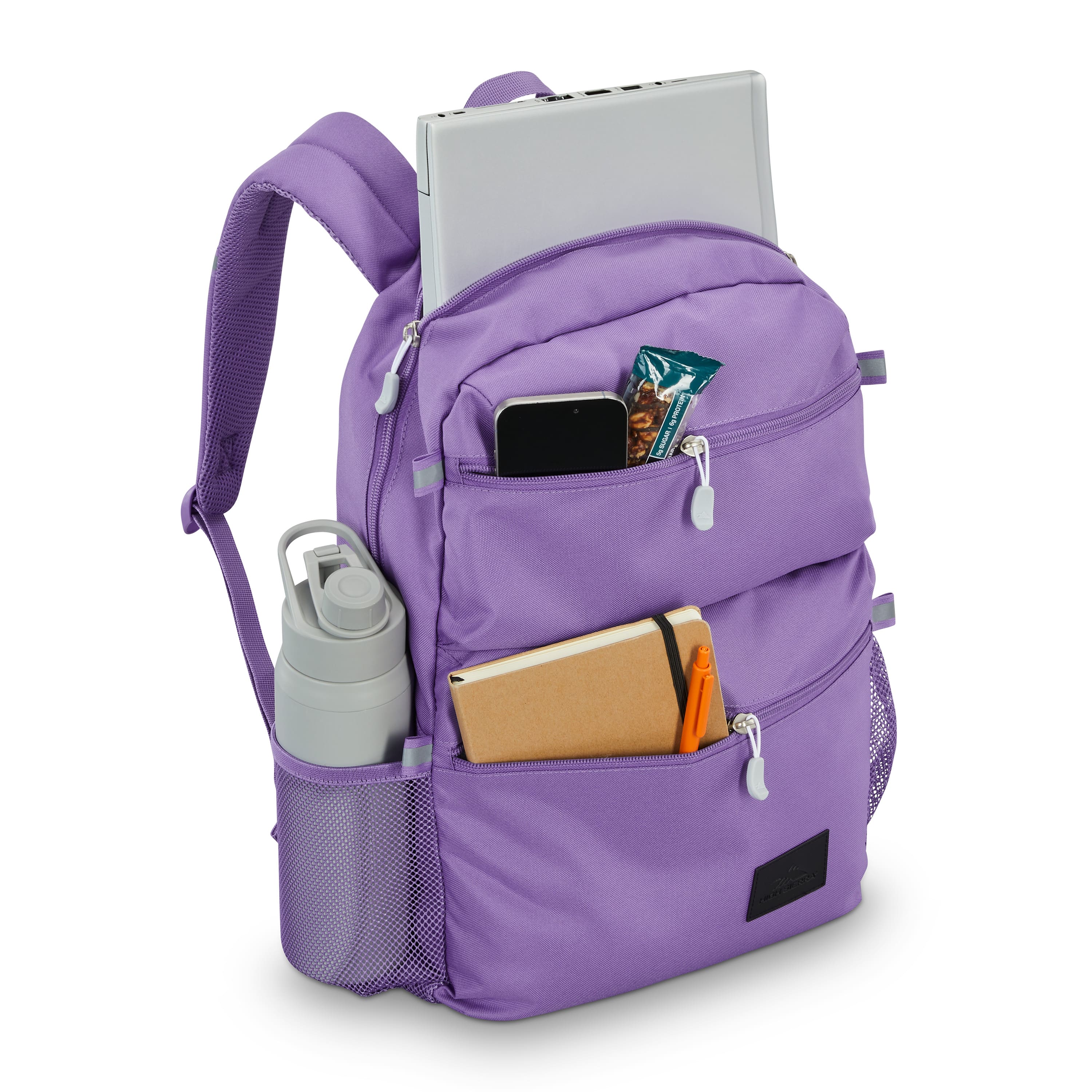 Back. High Sierra - BTS 2020 Everclass Backpack - Light Purple.