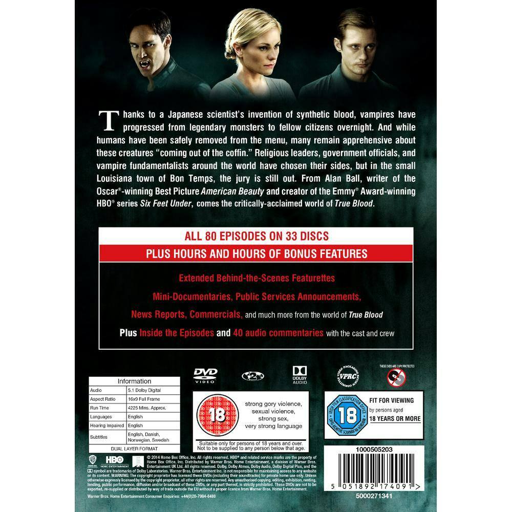 Back. True Blood: The Complete Series (Box Set) [DVD].
