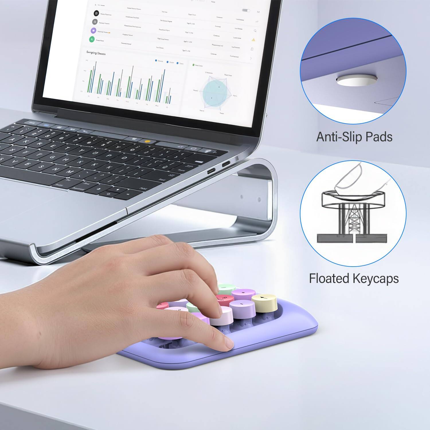 Sorging - r I - - 2 J - A - -   I F - 4 A - d T , 4 A e J A a  - J 2  F 0 2  K X F 1 8 K 2 2 J + - e N I - A - - / A -  - Anti-Slip Pads T Floated Keycaps