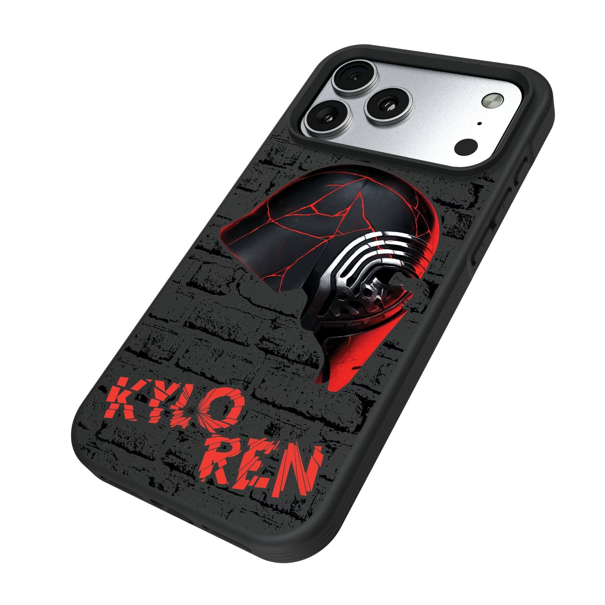 Angle. Keyscaper - Star Wars: The Force Awakens Iconic Bump Phone Case - Apple iPhone 17 Pro Max - Kylo Ren.