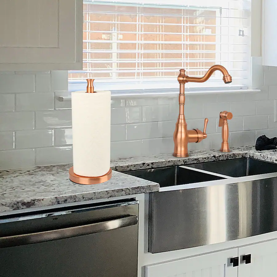 Akicon Paper Towel Holder Stand for Kitchen Countertop and Dining Room ...