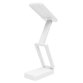 Cluzine - Rechargeable Foldable LED Desk Lamp, AAA Eye-Caring, 3 Color Modes, 1-Month Long Battery