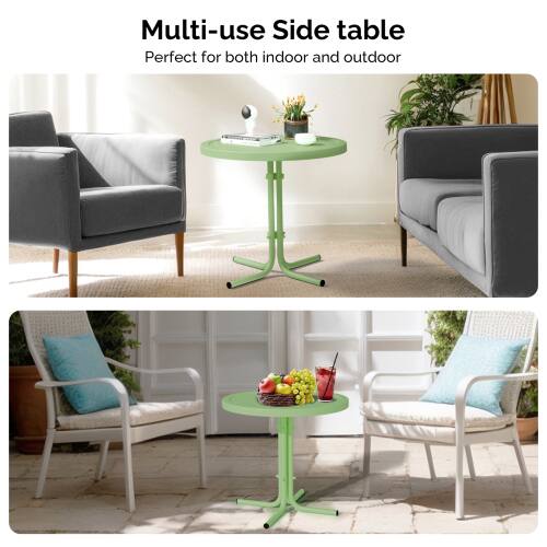 Multi-use Side table  
Perfect for both indoor and outdoor
