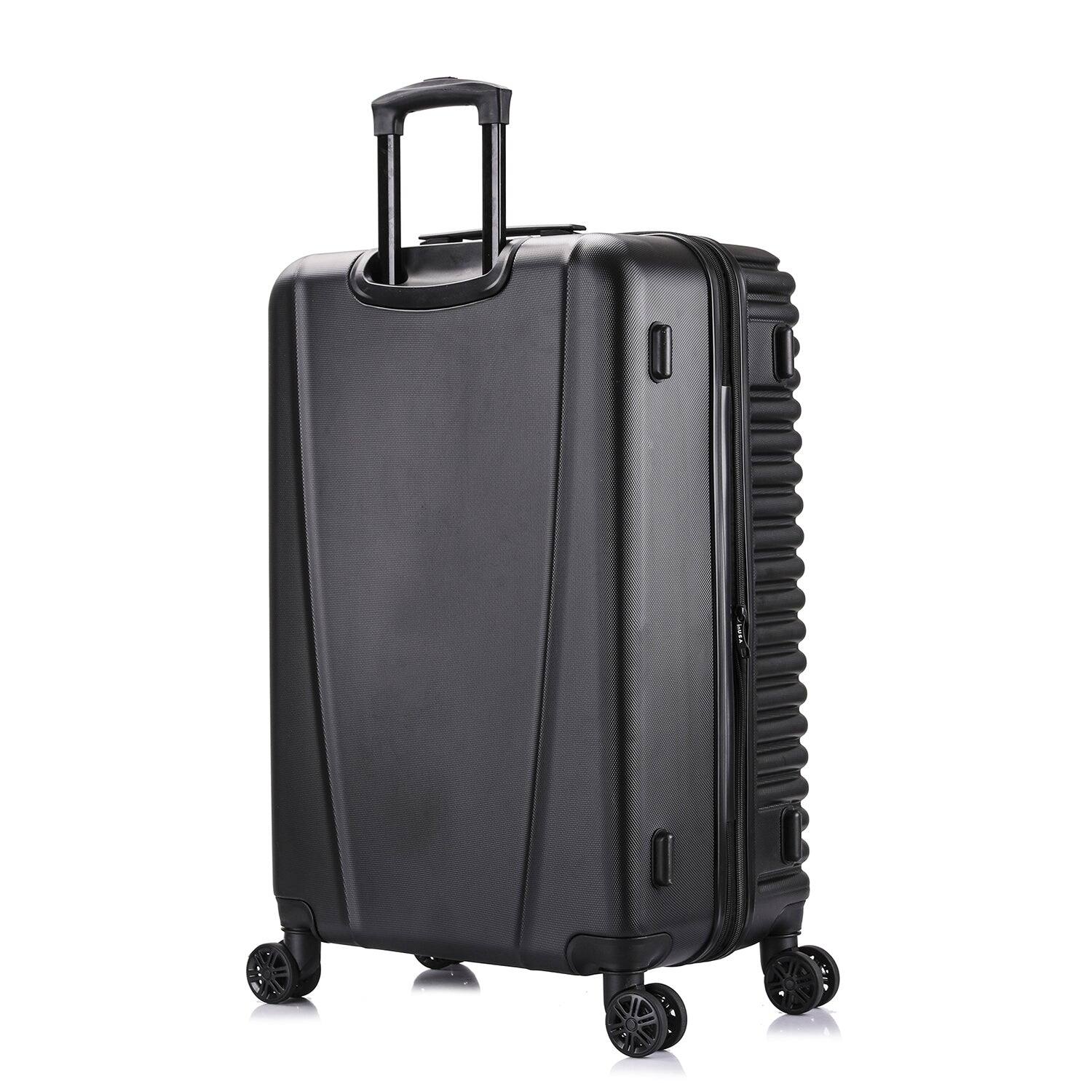 Alt View 1. InUSA - Ally lightweight hardside spinner luggage 28" - BLACK.