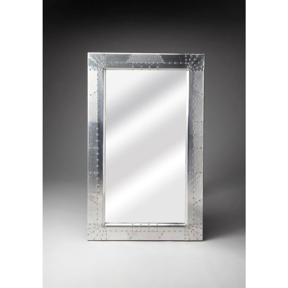 Front. Butler Specialty - Midway Aviator Wall Mirror - Silver.