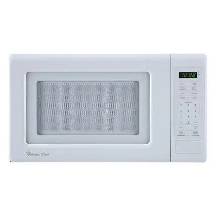 0: 12:28
Dinner
Frozen Vegetable
Baked Potato
Pizza
Beverage
Weight Defrost
Sme Defrost
1
Low Cook 2
...
4
5
6
7
8
Clock
0 Menury
Timer
Power
Time Cook
STOP LANDS
START +JOMC
Magic Chef
