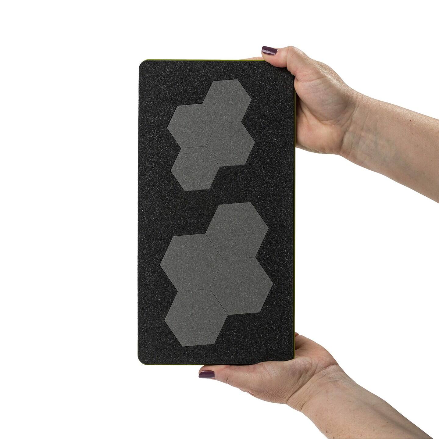 Alt View 1. AccuQuilt - AccuQuilt GO! English Paper Piecing Hexagon 1" Fabric Cutting Die – EPP Quilt Shapes & Templates.