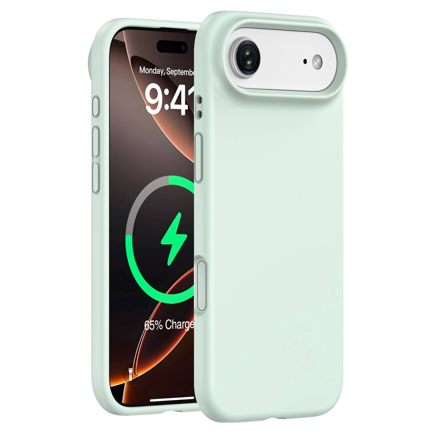 SaharaCase - Apple iPhone Air Silicone Case | Compatible with Magsafe | Smooth Finish | Venture Series - Oasis Green