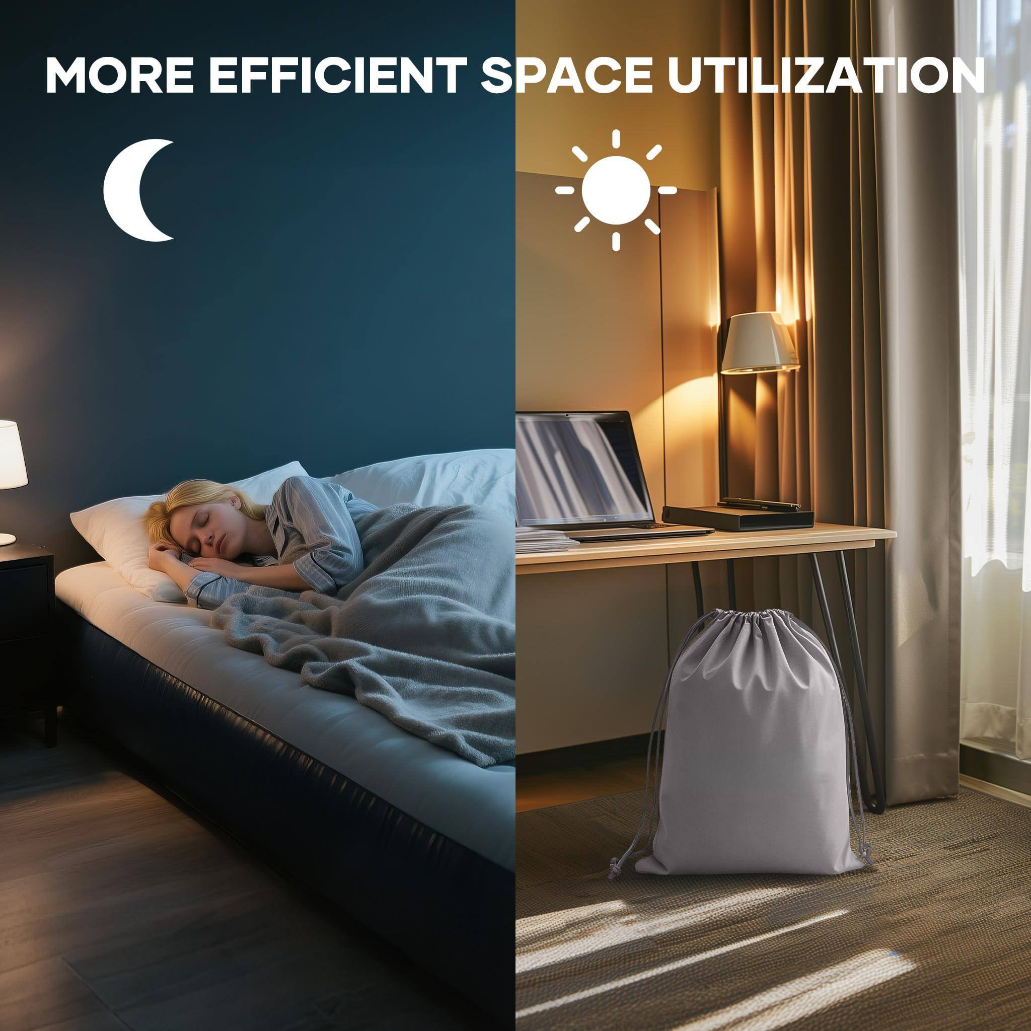 MORE EFFICIENT SPACE UTILIZATION