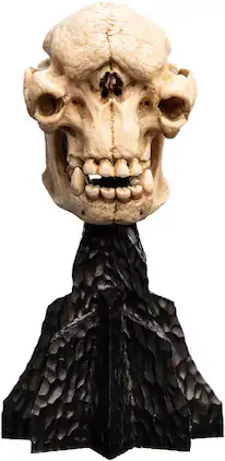 Weta Workshop - Polystone - The Lord of the Rings Trilogy - Skull of a Cave Troll Polystone Statue - COLLECTIBLES - Multicolor