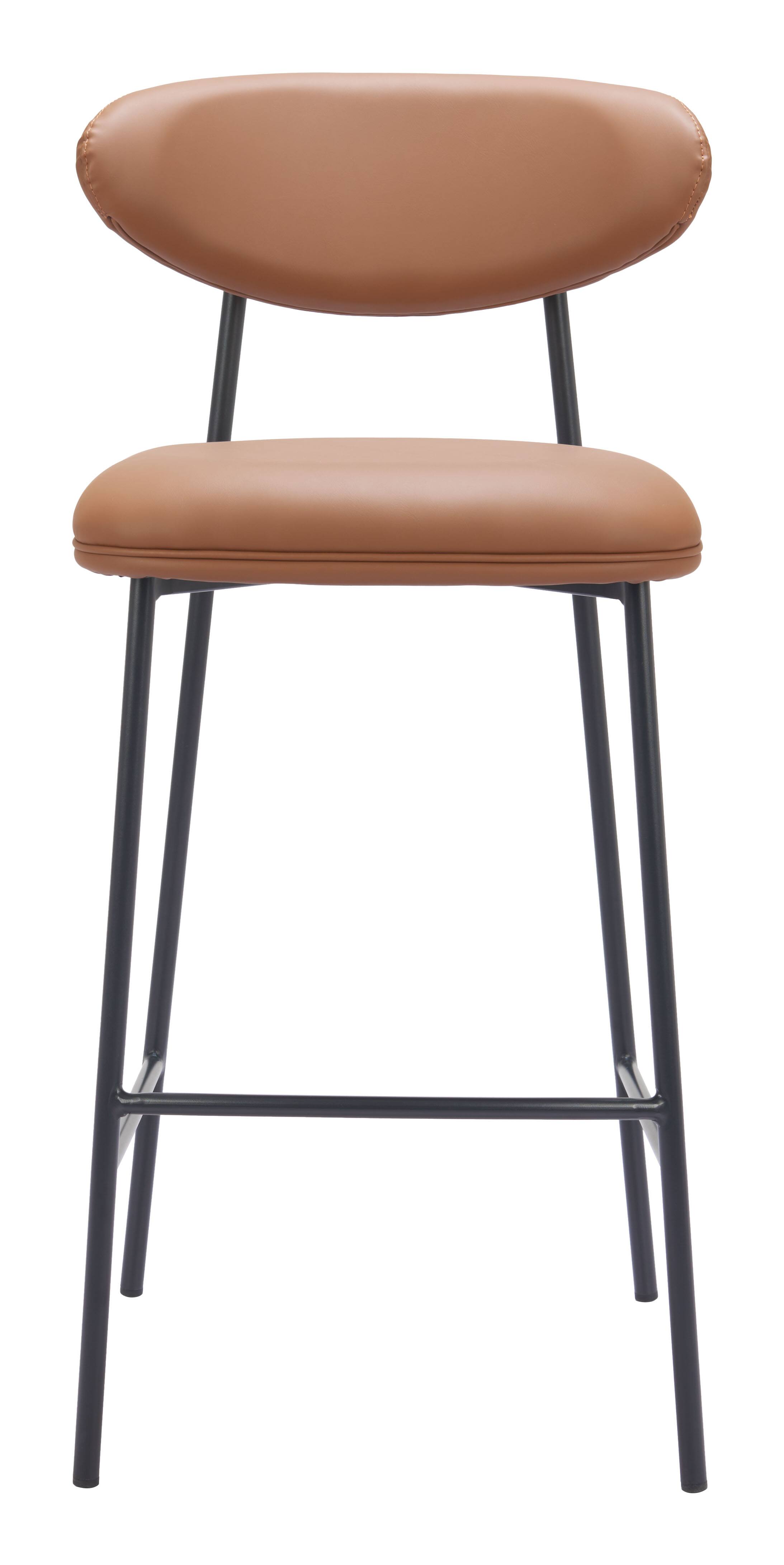 Alt View 1. Hivvago - Rorun Barstool (Set of 2) Brown - Brown.