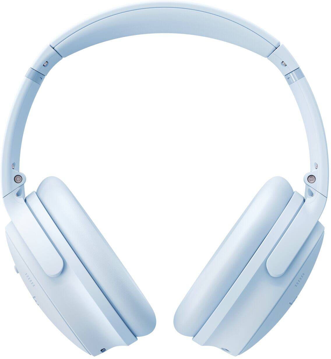 Left. Bose - QuietComfort Wireless Noise Cancelling Over-the-Ear Bluetooth Headphones - Ice Blue.