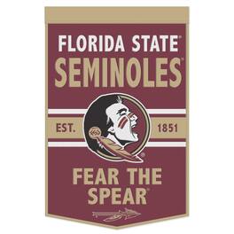 WinCraft - Florida State Seminoles 24" x 38" Primary Logo Banner - Multicolor