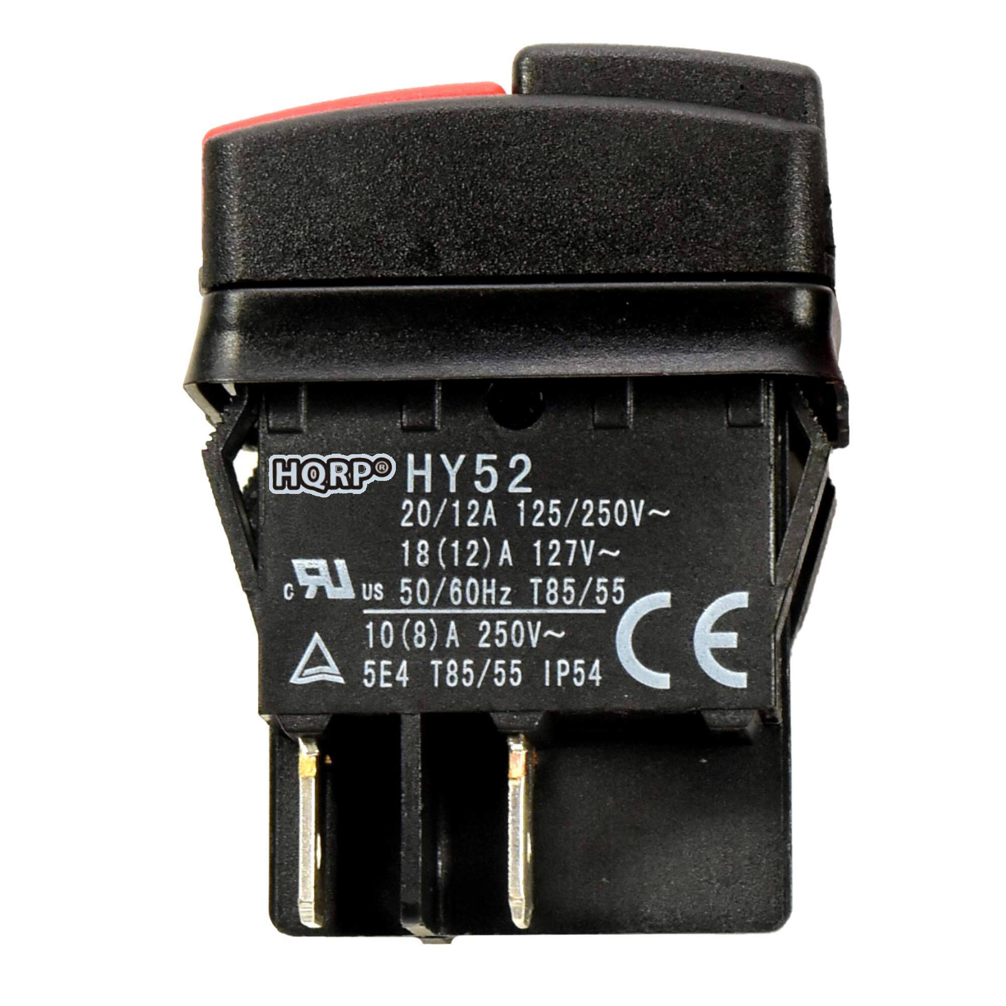 HQRP HY52  
20/12A 125/250V~  
18 (12) A 127V~  
10 (8) A 250V~  
50/60Hz  
T85/55  
IP54  
CE  
5E4  
T85/55