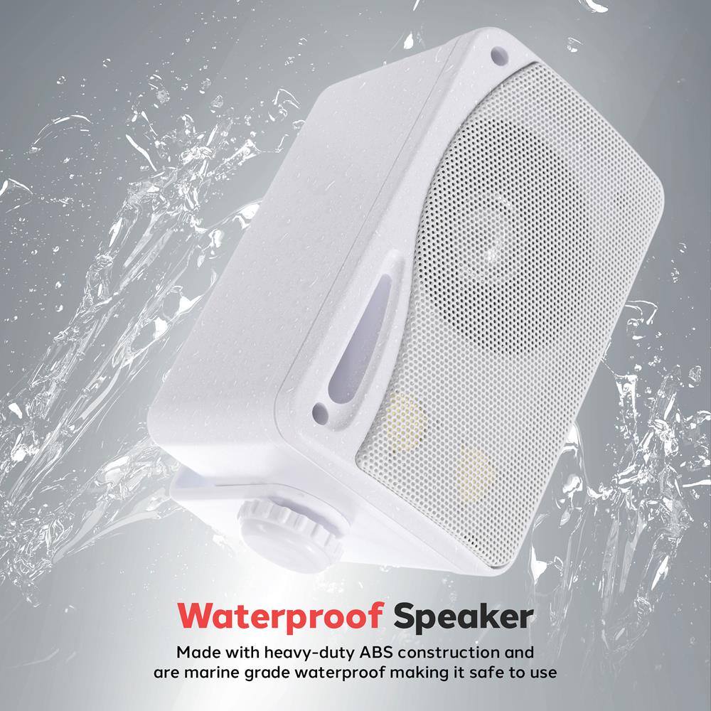 Waterproof Speaker

Made with heavy-duty ABS construction and are marine grade waterproof making it safe to use