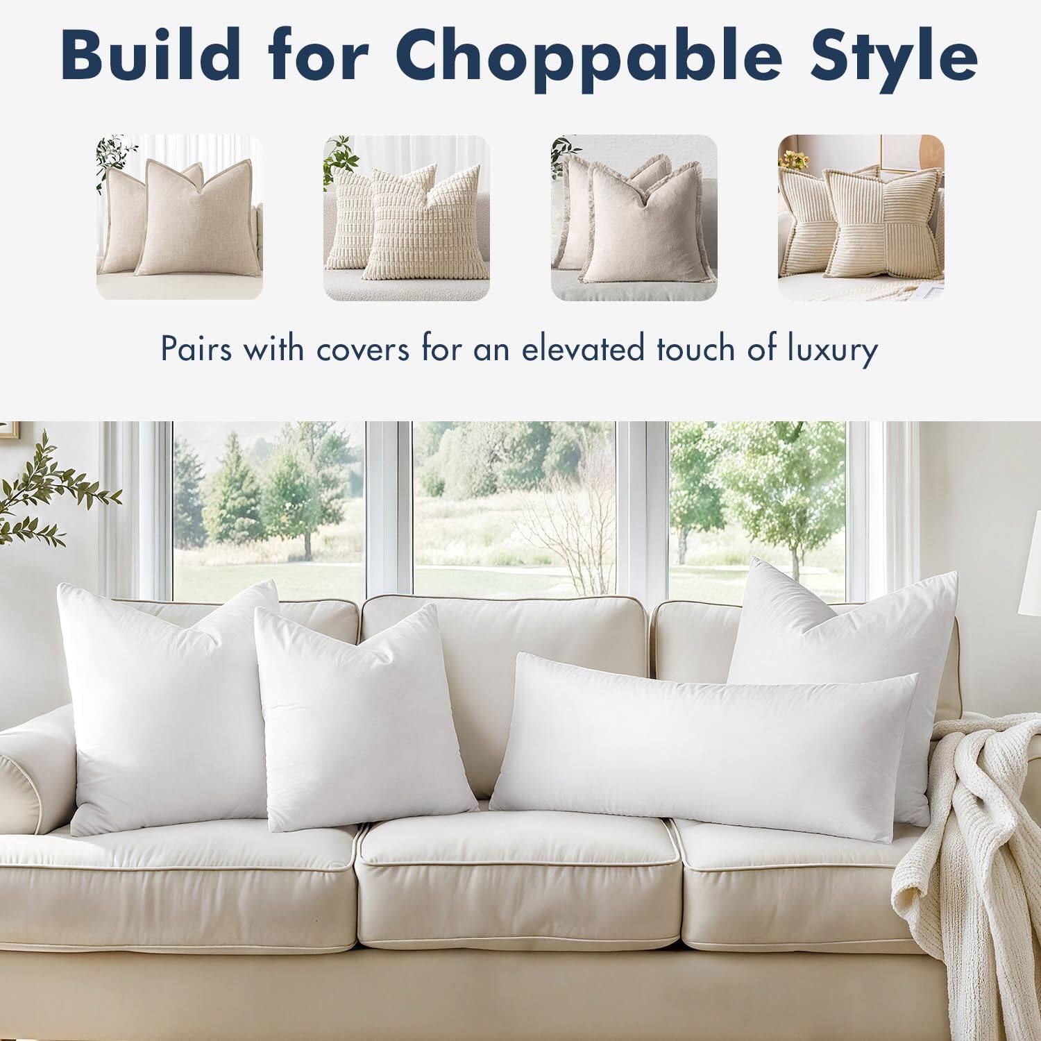 Build for Choppable Style

Pairs with covers for an elevated touch of luxury