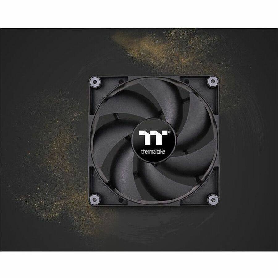 Alt View 2. Thermaltake - CT140 PC Cooling Fan 2 Pk - Black.