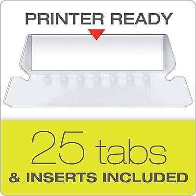 PRINTER READY

25 tabs & INSERTS INCLUDED