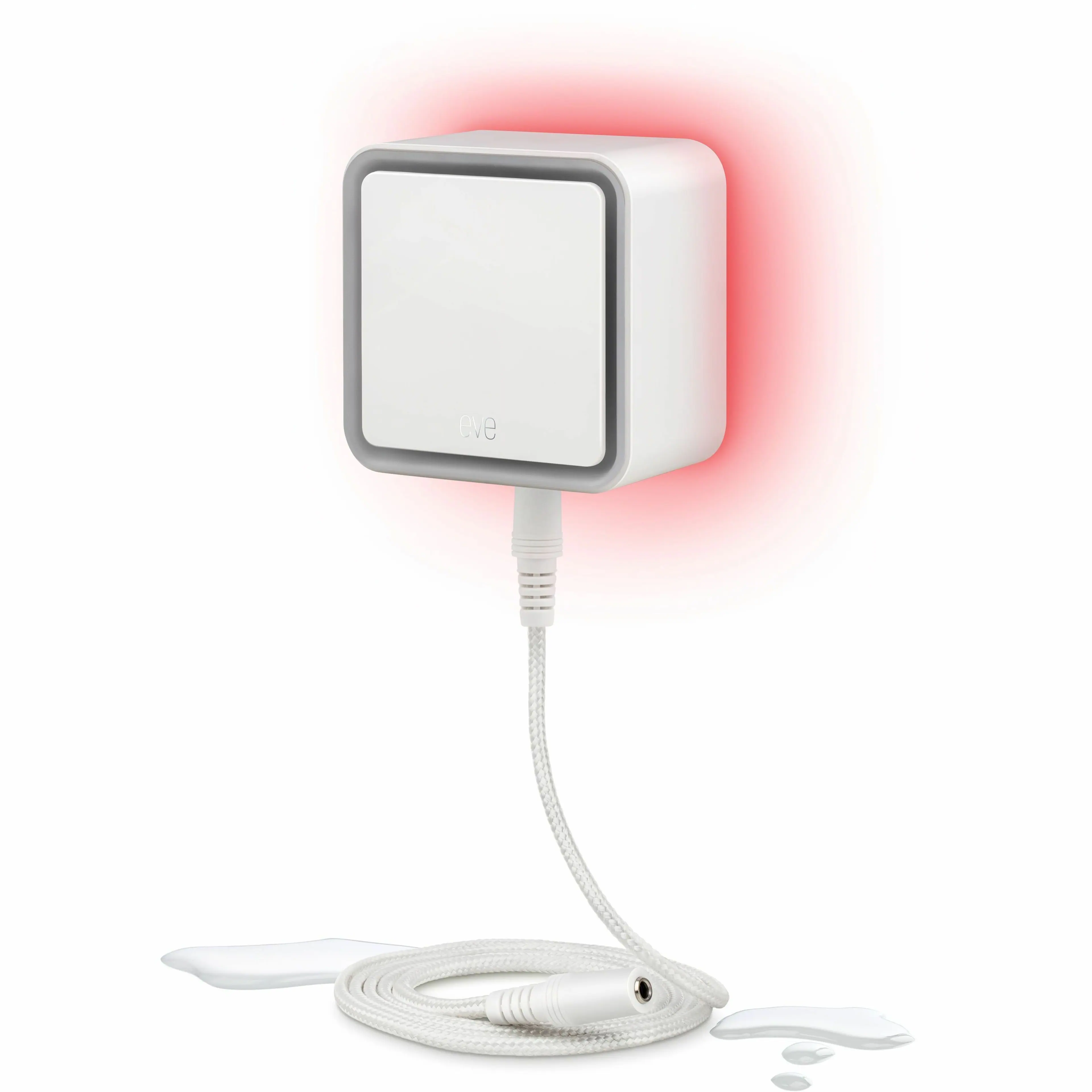 Front. Eve - Eve Water Guard - Connected Water Leak Detector - White.