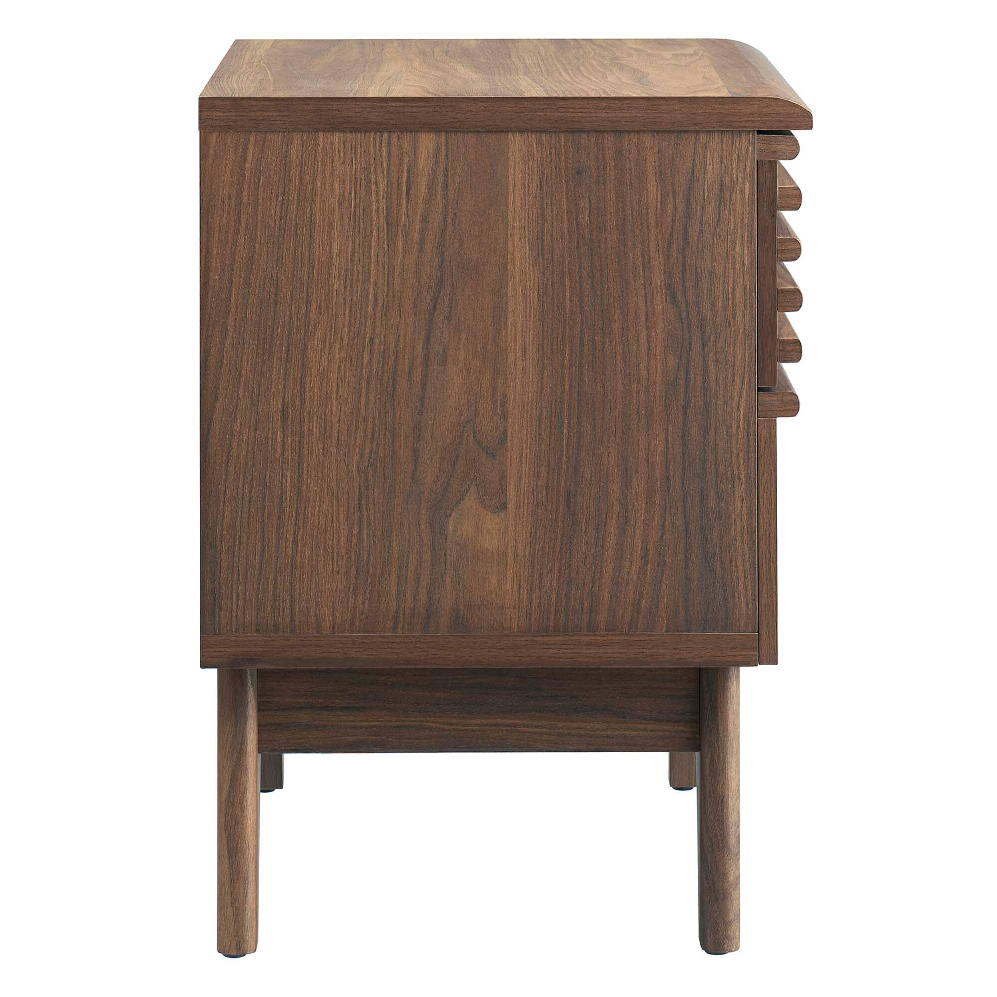 Alt View 1. Modway - Render Nightstand by Modway - Walnut.