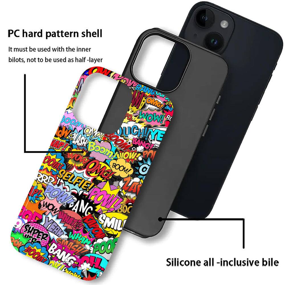 PC hard pattern shell  
It must be used with the inner bilots, not to be used as half-layer  

Silicone all-inclusive bile