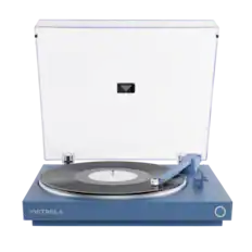 Front. Victrola - Victrola Automatic Turntable - Blue.