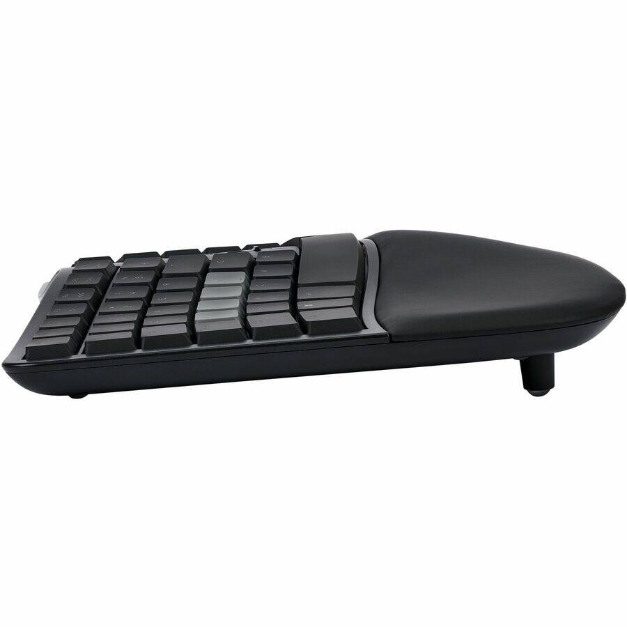 Alt View 4. KINESIS - Kinesis mWave Mechanical Keyboard for PC - Quiet Linear Switch - Wired/Wireless Connectivity - Bluetooth - Compact - 30 - Black.