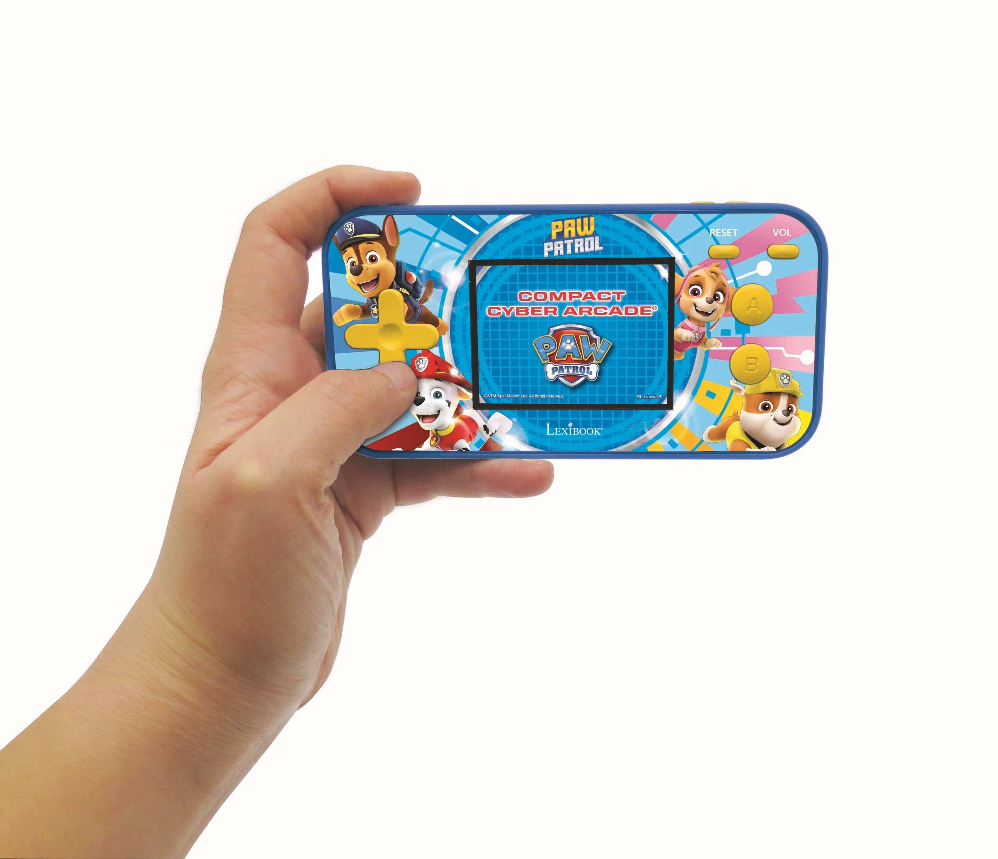 PAW PATROL  
RESET  
VOL  
COMPACT CYBER ARCADE PAW PATROL  
A B  
START  
LEXIBOOK