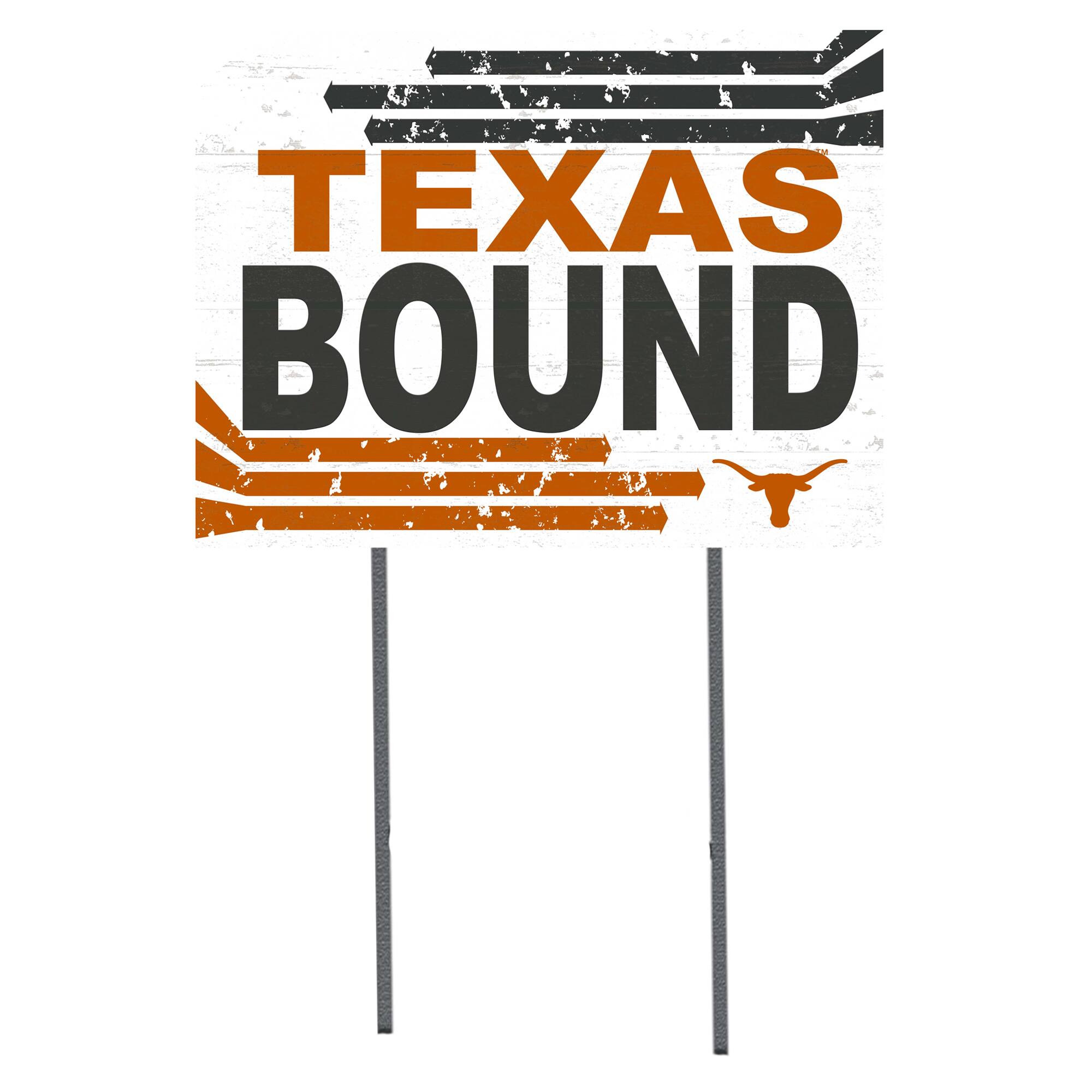 Texas Longhorns 18'' x 24'' Bound Yard Sign