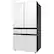 Alt View 12. Samsung - BESPOKE 29 cu. ft. 4-Door French Door Smart Refrigerator with AutoFill Water Pitcher - White Glass.
