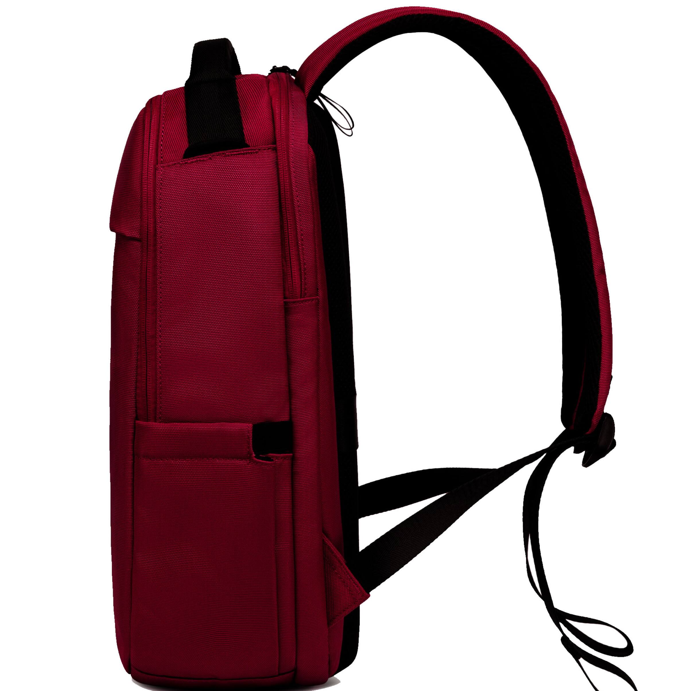 Alt View 6. Lux & Nyx - Lux & Nyx - Purpose Multi-compartment 16" Laptop Backpack - Crimson - Crimson.