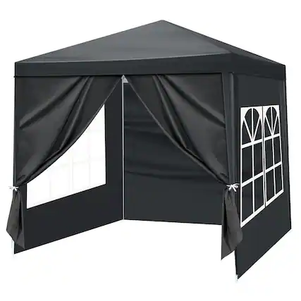 Front. Winado - Outdoor Party Tent, Patio Canopy Tent Gazebo with Removable Sidewalls Event Tent for Cater Events Wedding.