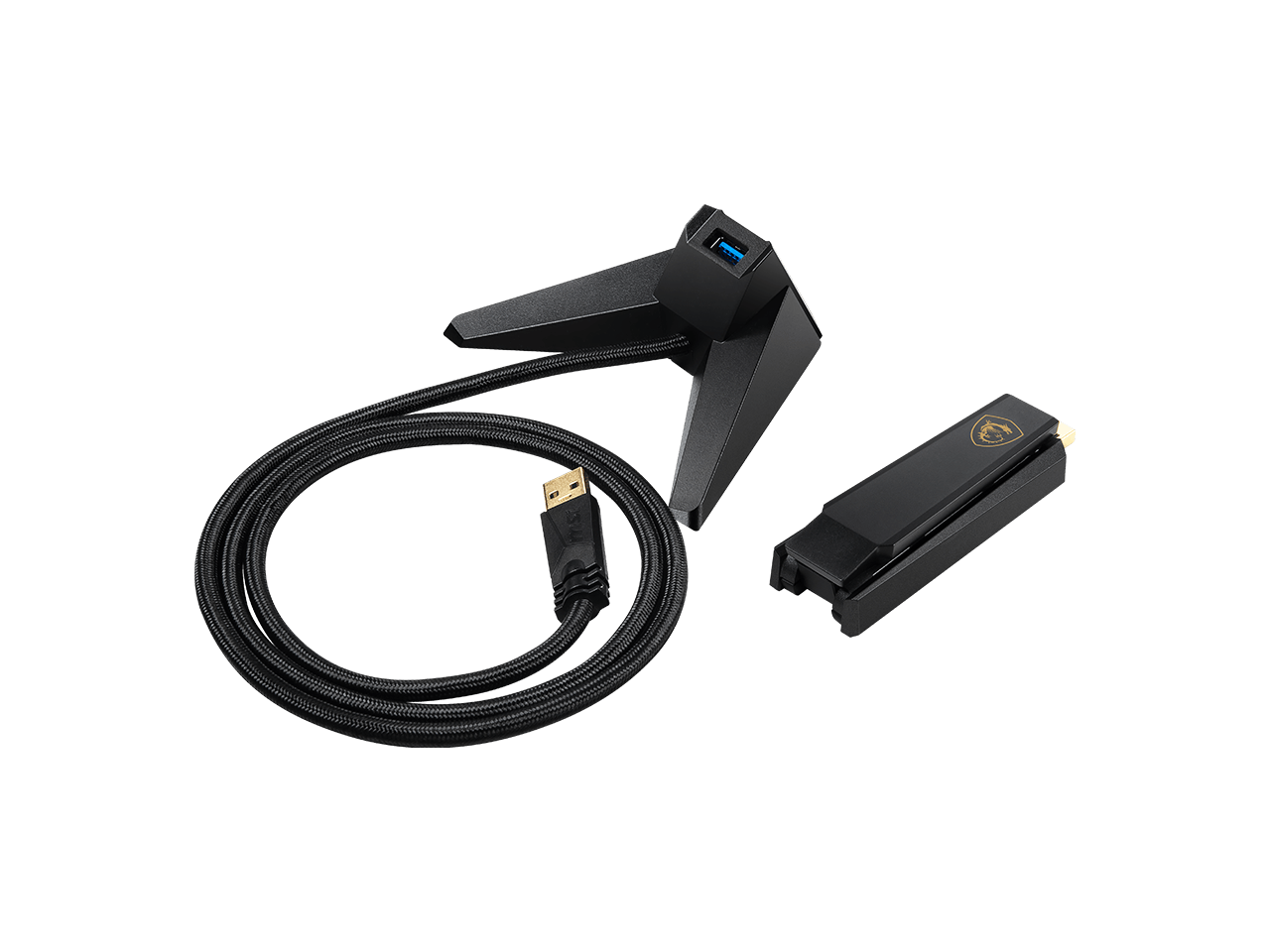 MSI AXE5400 WiFi 6 Tri Band USB Adapter 5400 Mbps, USB 3.2, MU